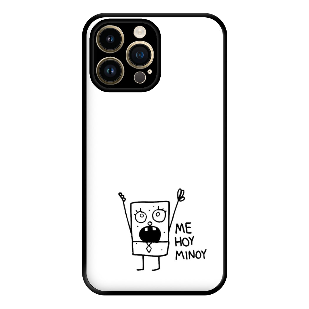 Doodlebob Me Hoy Minoy Phone Case for iPhone 14 Pro Max