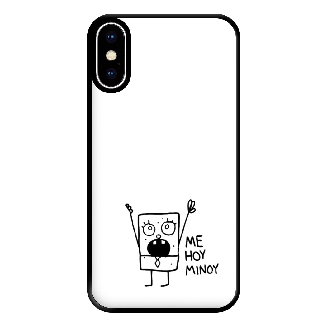 Doodlebob Me Hoy Minoy Phone Case for iPhone XS Max