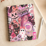 Spooky Babe Sticker Collage Notebook 3