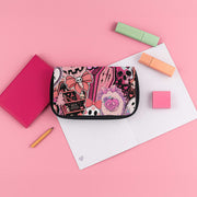 Spooky Babe Sticker Collage Pencil Case 3