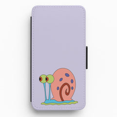 Gary The Snail Flip / Wallet Phone Case
