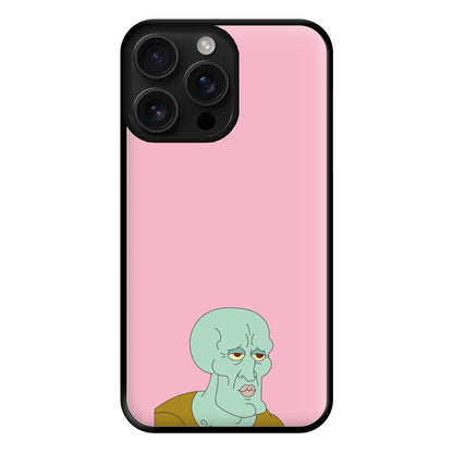 Muscly Squidward Phone Case for iPhone 16 Pro Max