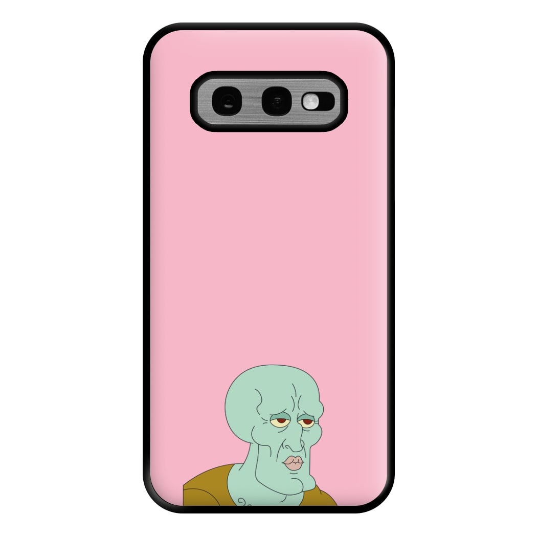 Muscly Squidward Phone Case for Galaxy S10e