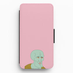 Muscly Squidward Flip / Wallet Phone Case
