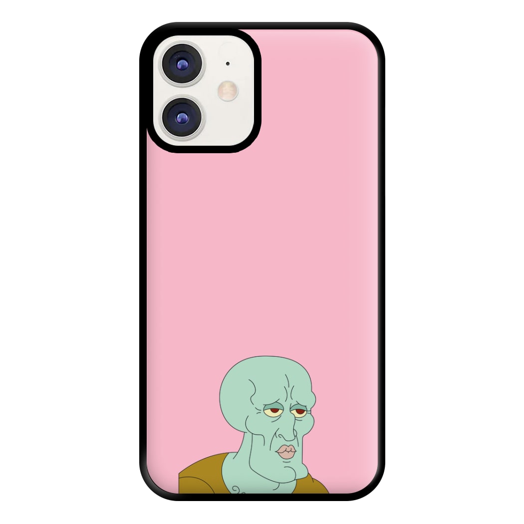 Muscly Squidward Phone Case for iPhone 12 / 12 Pro