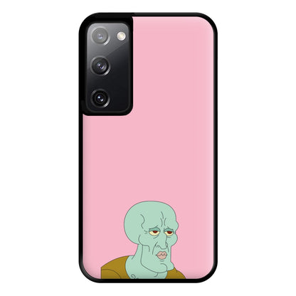 Muscly Squidward Phone Case for Galaxy S20