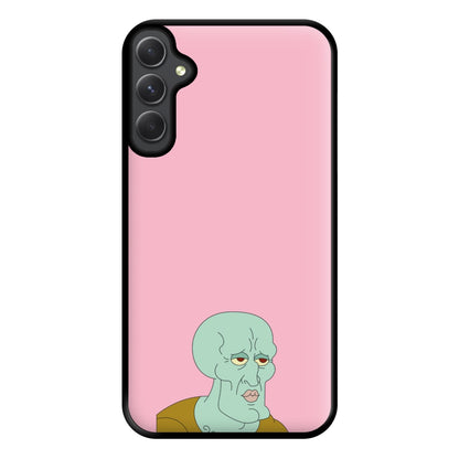 Muscly Squidward Phone Case for Galaxy A14