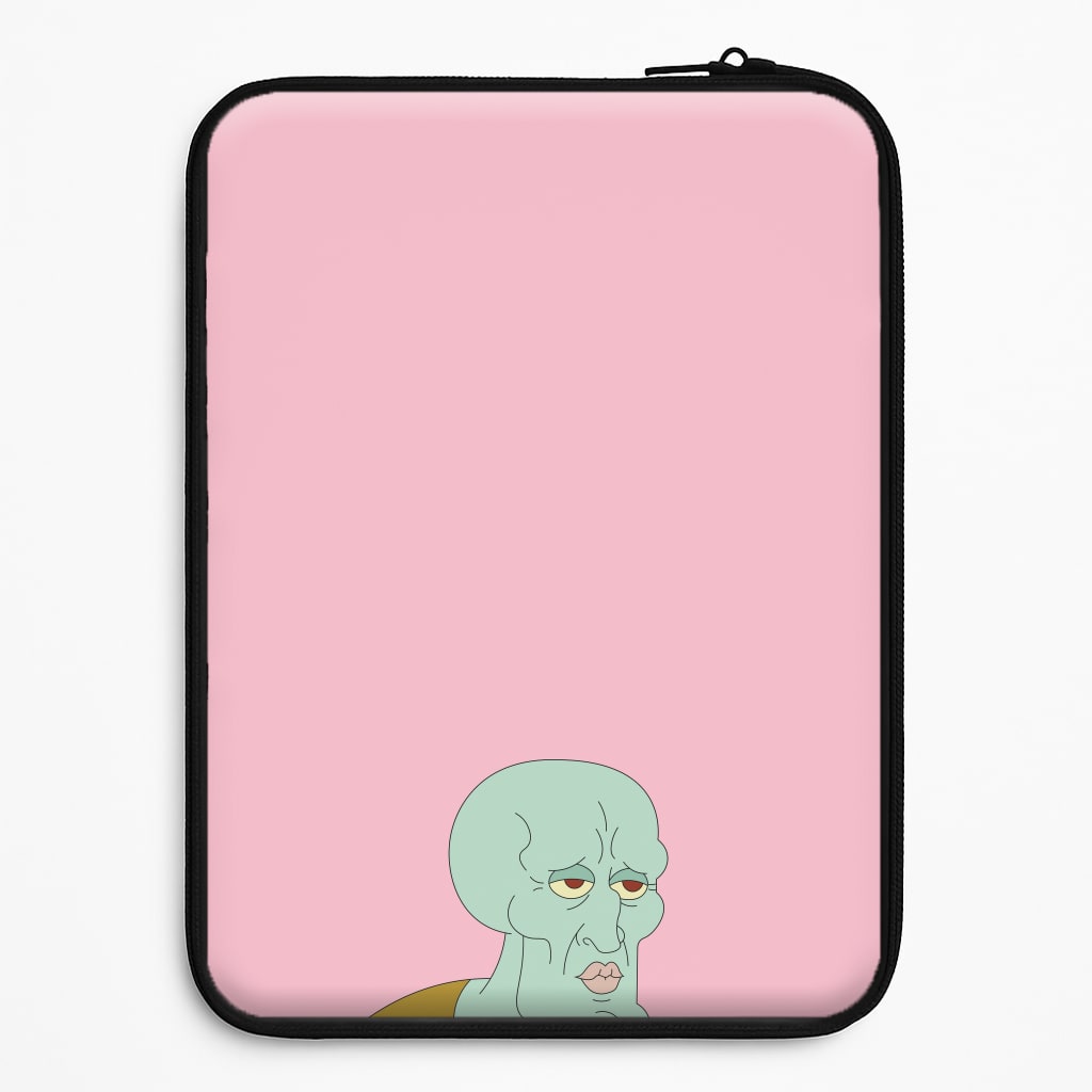 Muscly Squidward Laptop Sleeve