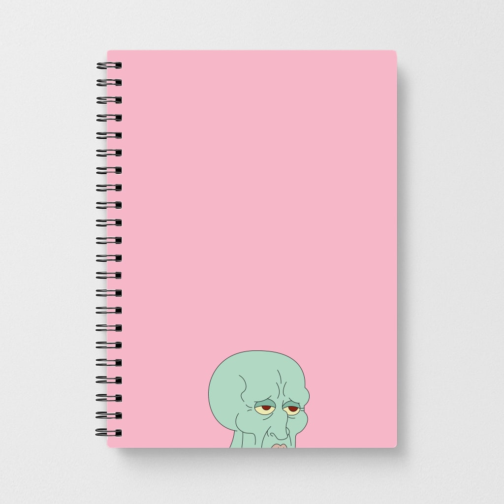 Muscly Squidward Notebook