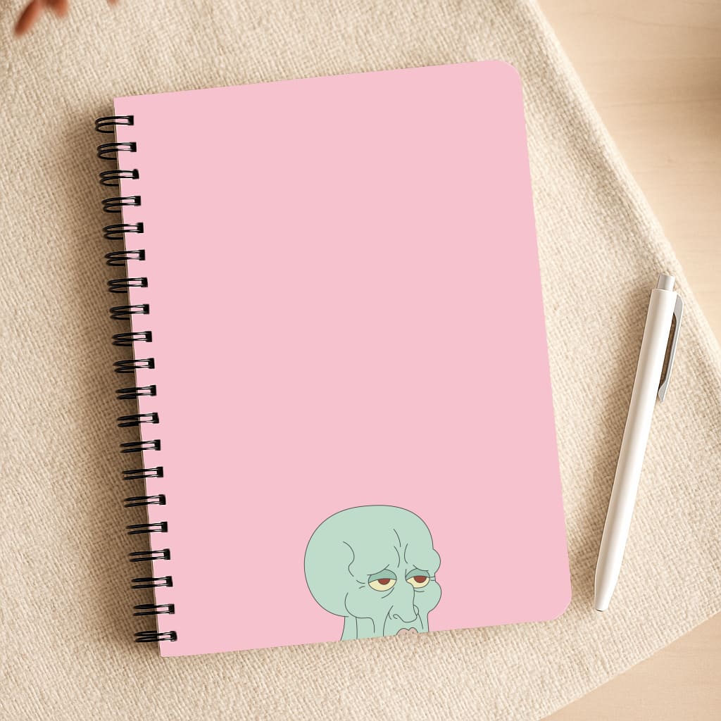 Muscly Squidward Notepad