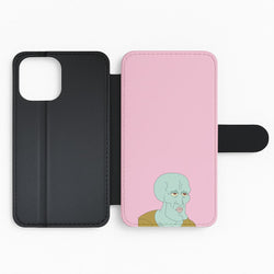 Muscly Squidward Flip Phone Case