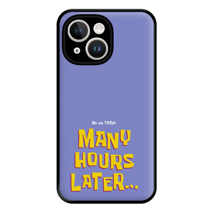 Many Hours Later Phone Case for iPhone 14 Plus