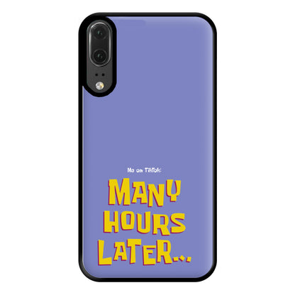 Many Hours Later Phone Case for Huawei P20