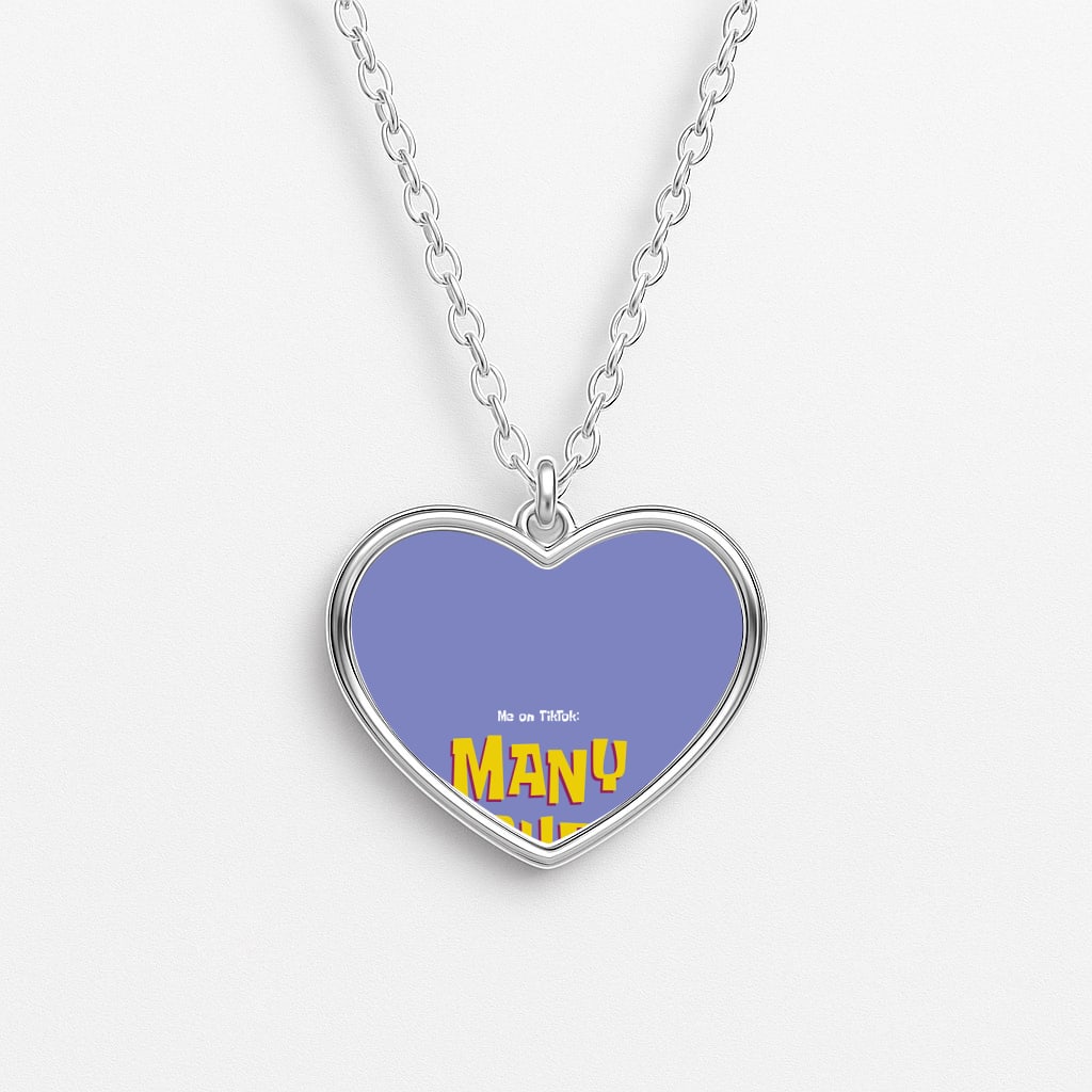 Many Hours Later Heart Necklace