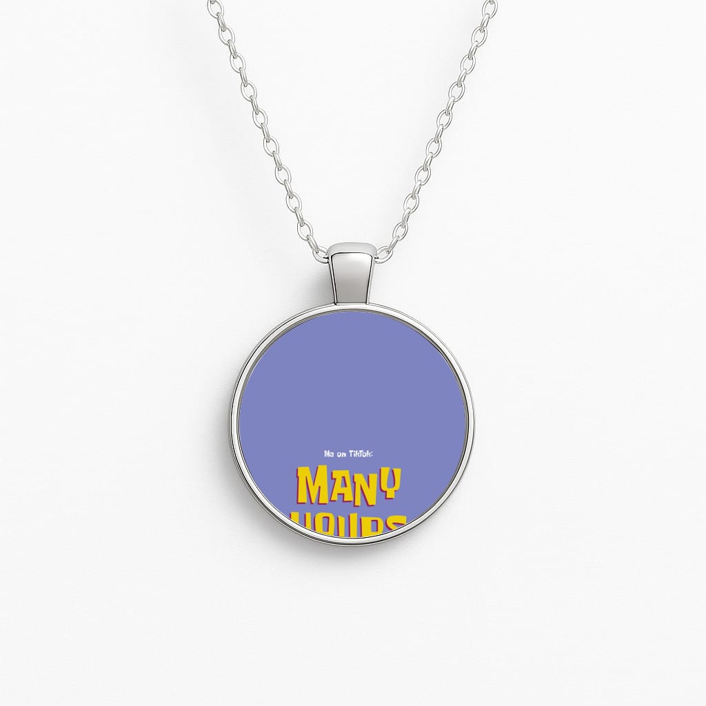 Many Hours Later Circle Necklace