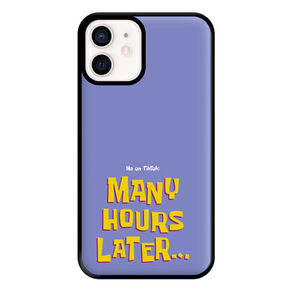 Many Hours Later Phone Case for iPhone 13 Mini