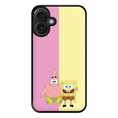 Patrick And Sponge Phone Case for iPhone 16 Plus