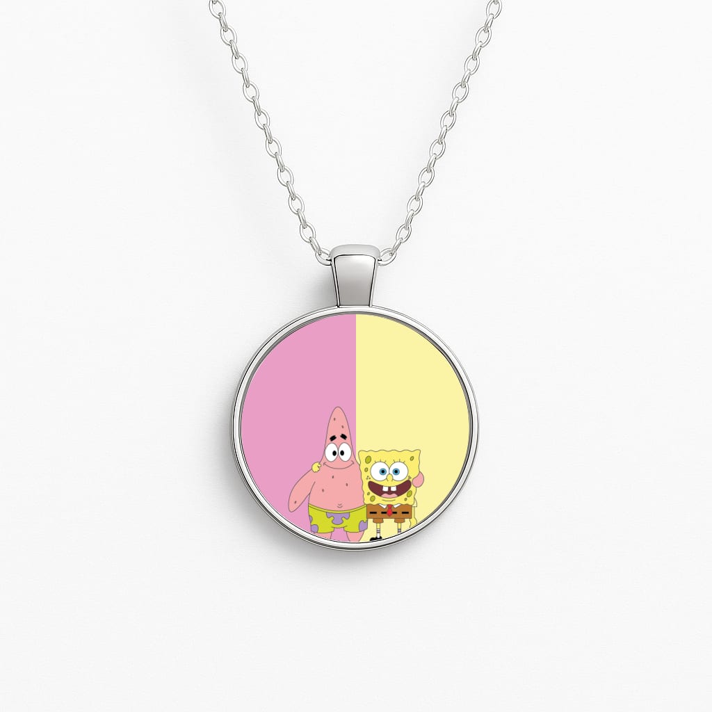 Patrick And Sponge Necklace