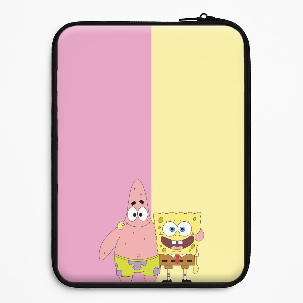 Patrick And Sponge Laptop Sleeve