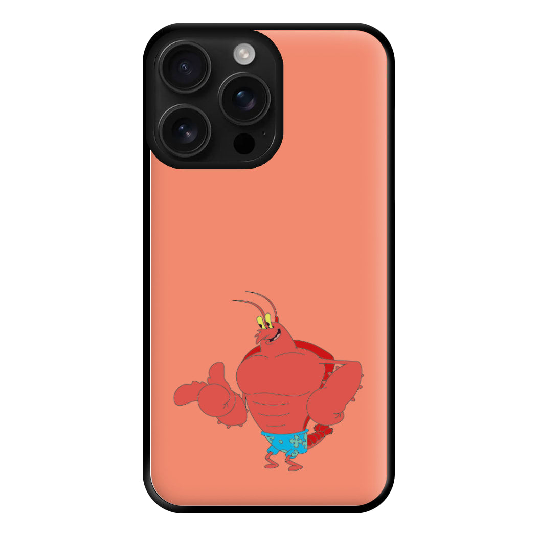 Muscly Mr Krabs Phone Case for iPhone 16 Pro Max