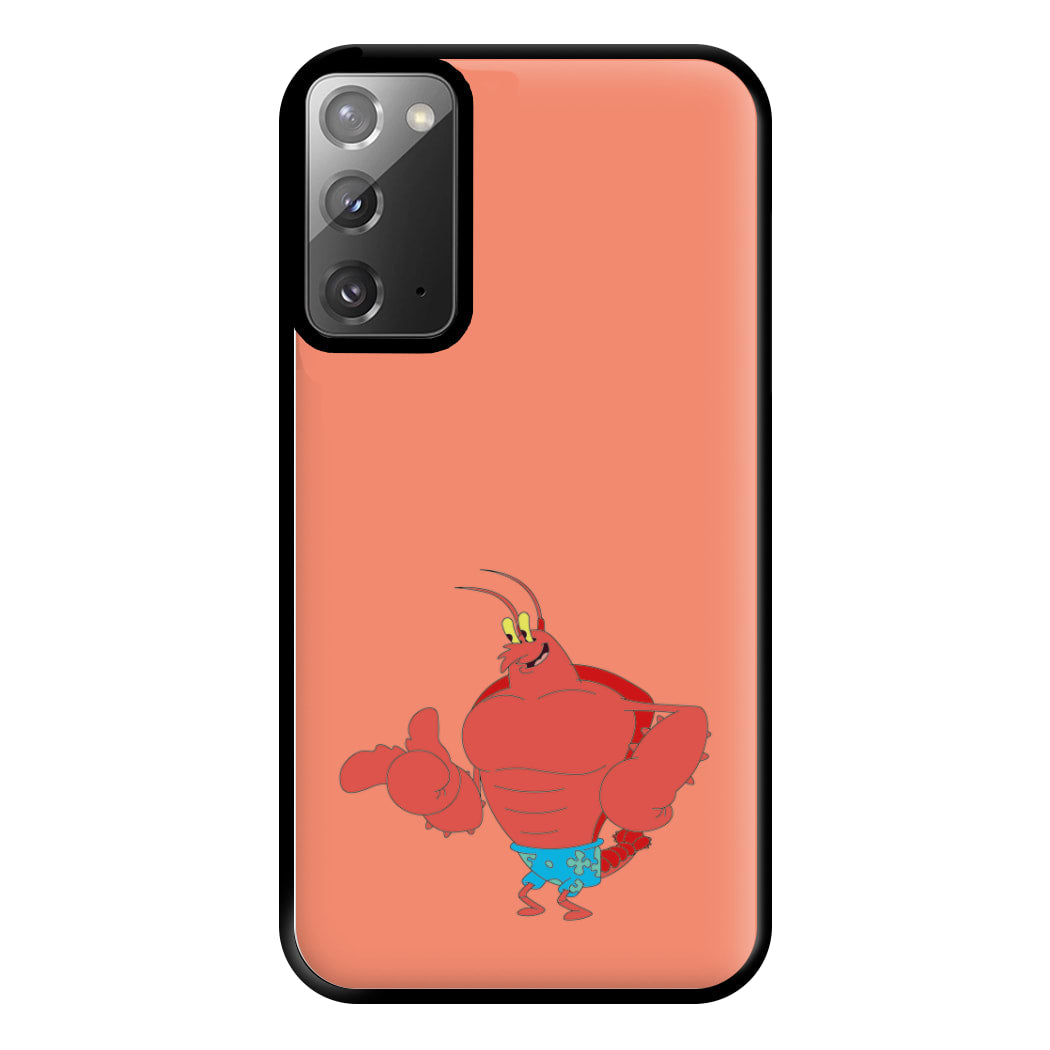 Muscly Mr Krabs Phone Case for Galaxy Note 20 Ultra