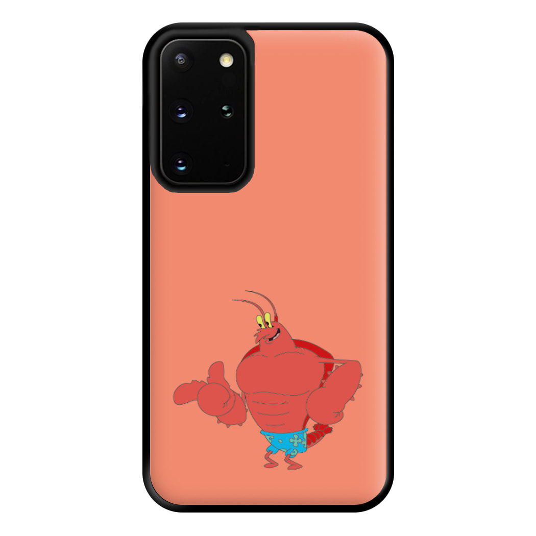 Muscly Mr Krabs Phone Case for Galaxy S20 Plus