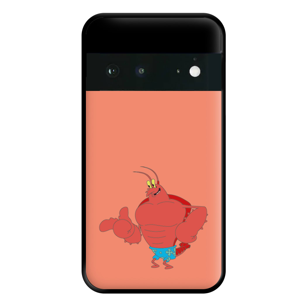 Muscly Mr Krabs Phone Case for Google Pixel 6a