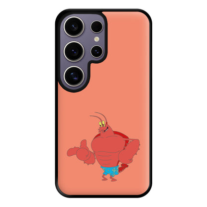 Muscly Mr Krabs Phone Case for Galaxy S25 Ultra