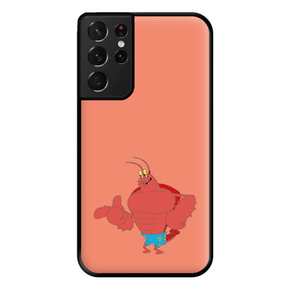 Muscly Mr Krabs Phone Case for Galaxy S21 Ultra