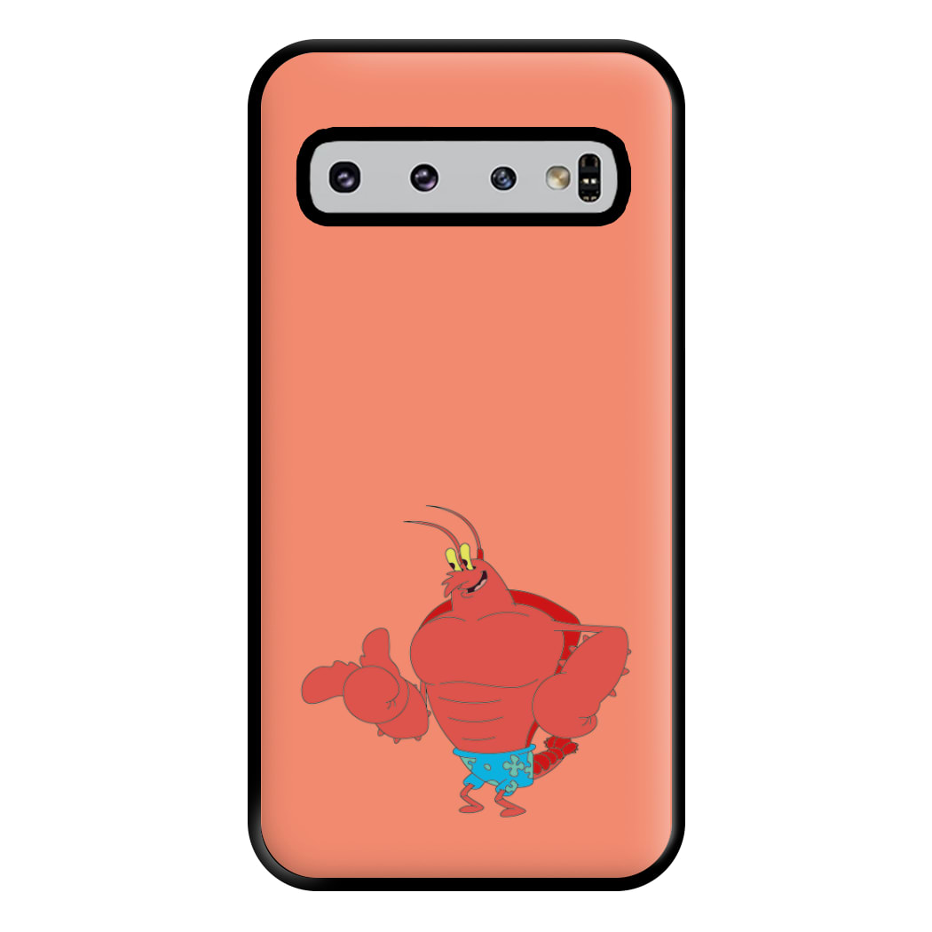 Muscly Mr Krabs Phone Case for Galaxy S10 Plus