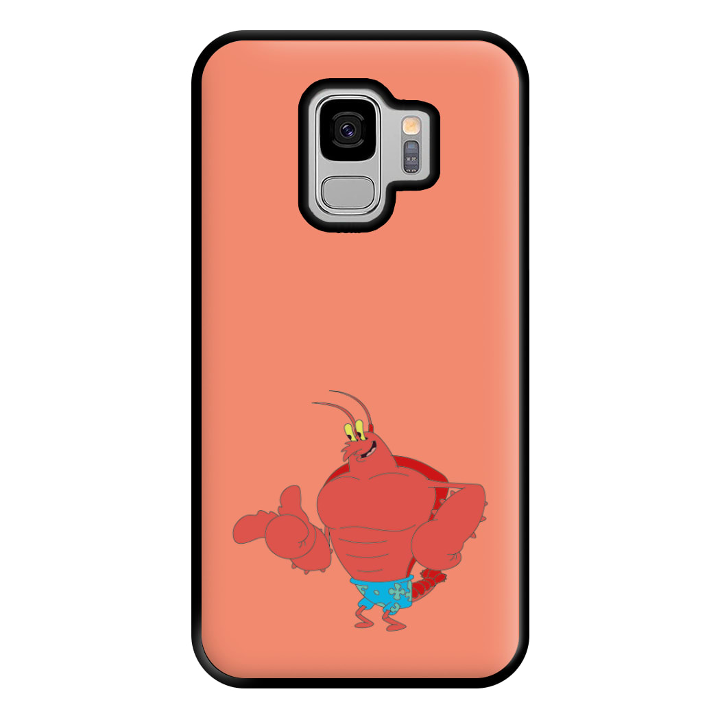 Muscly Mr Krabs Phone Case for Galaxy S9 Plus