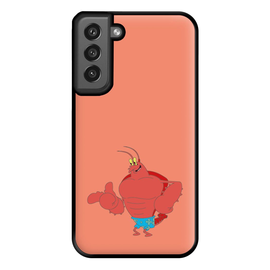 Muscly Mr Krabs Phone Case for Galaxy S21FE