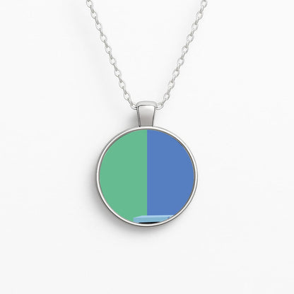 Plankton And Karen Circle Necklace