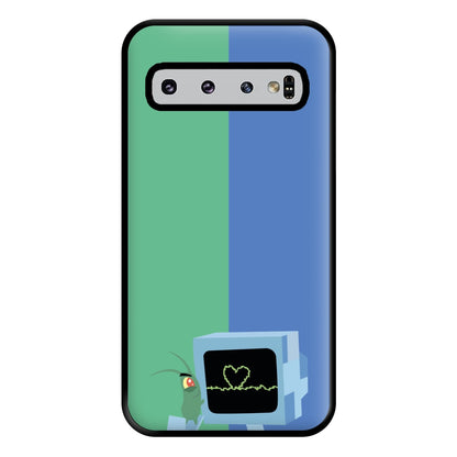 Plankton And Karen Phone Case for Galaxy S10 Plus