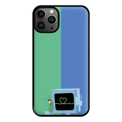 Plankton And Karen Phone Case for iPhone 13