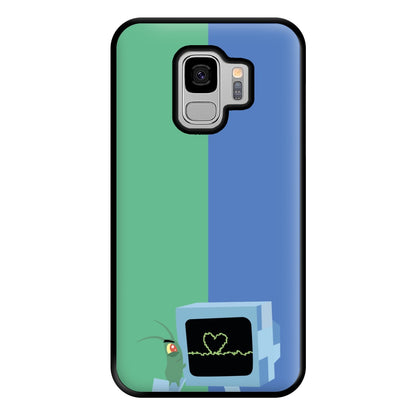 Plankton And Karen Phone Case for Galaxy S9 Plus