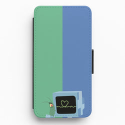 Plankton And Karen Flip / Wallet Phone Case
