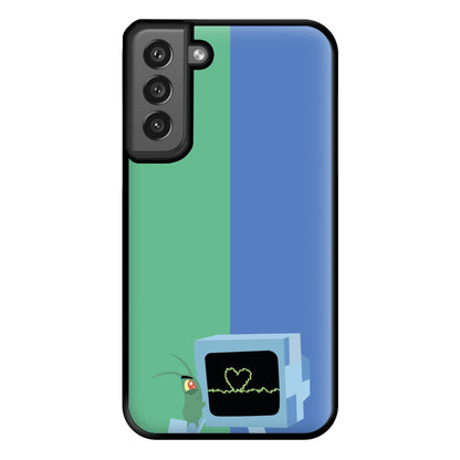 Plankton And Karen Phone Case for Galaxy S21FE