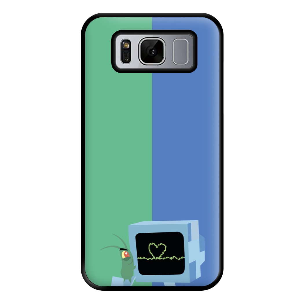 Plankton And Karen Phone Case for Galaxy S8 Plus