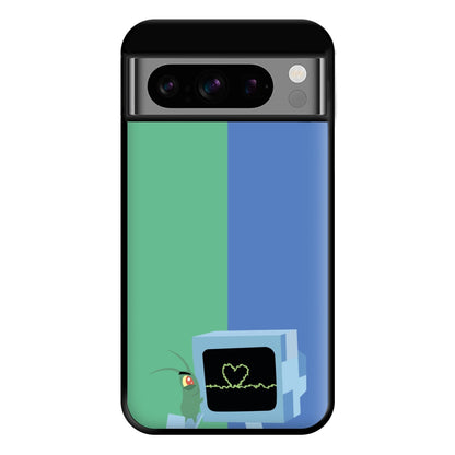 Plankton And Karen Phone Case for Google Pixel 8 Pro