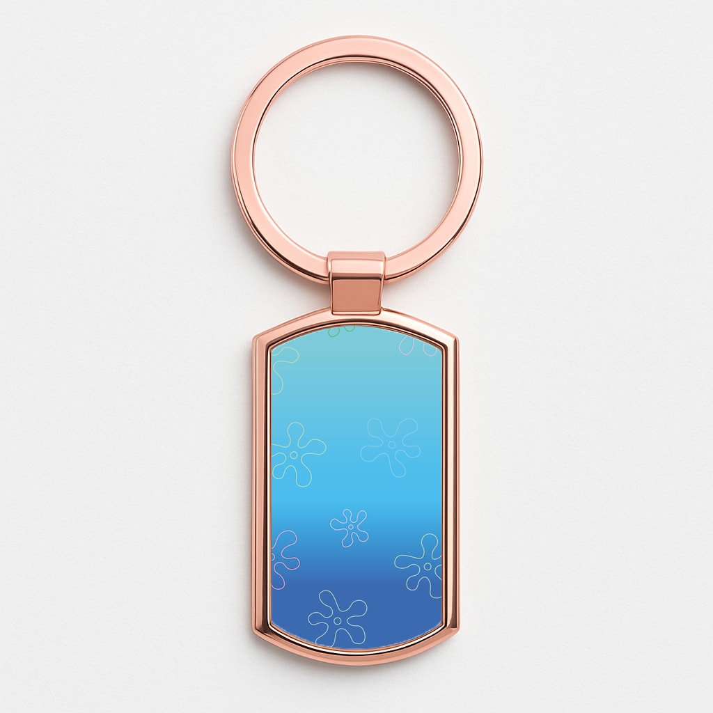 Bikini Bottom Rose Gold Keyring