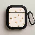 Spring Bee Pattern AirPods Case