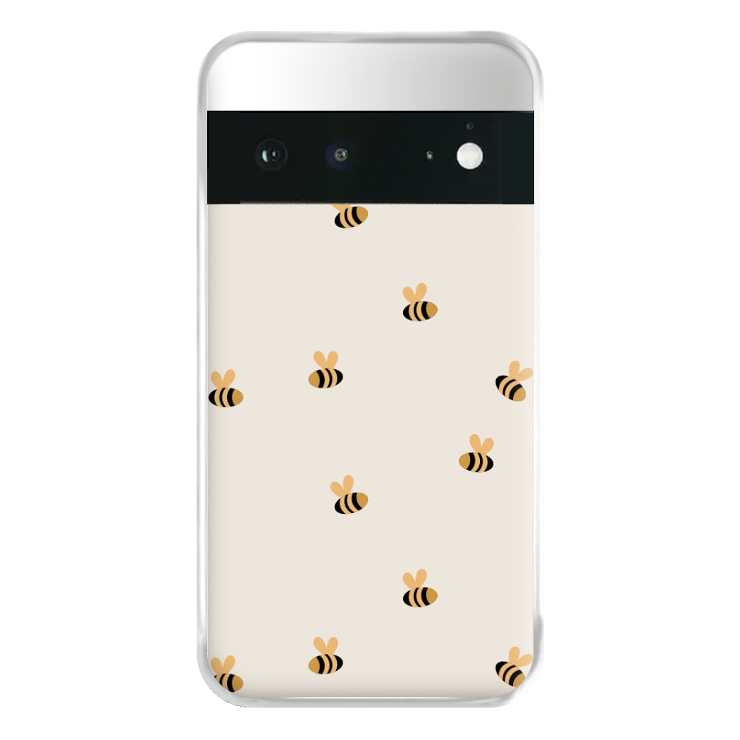 Spring Bee Pattern Phone Case for Google Pixel 6a