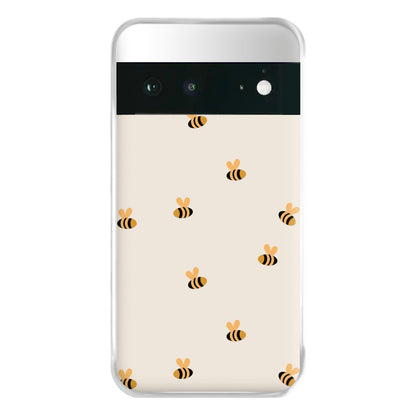 Spring Bee Pattern Phone Case for Google Pixel 6a