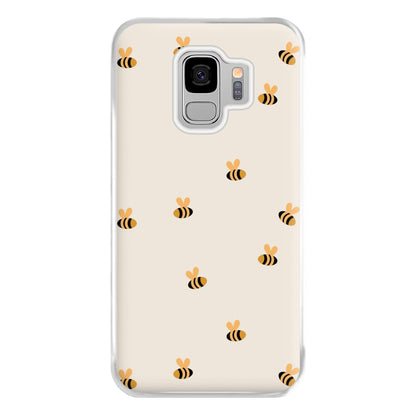 Spring Bee Pattern Phone Case for Galaxy S9 Plus