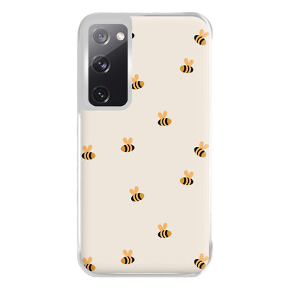 Spring Bee Pattern Phone Case for Galaxy S20FE