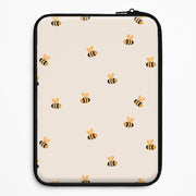 Spring Bee Pattern Laptop Sleeve 1