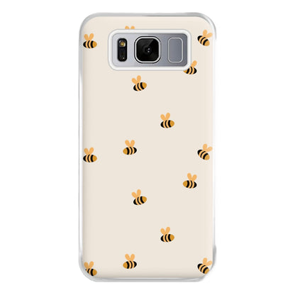 Spring Bee Pattern Phone Case for Galaxy S8 Plus