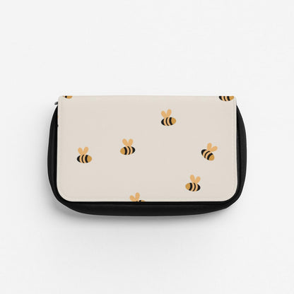 Spring Bee Pattern Pencil Case