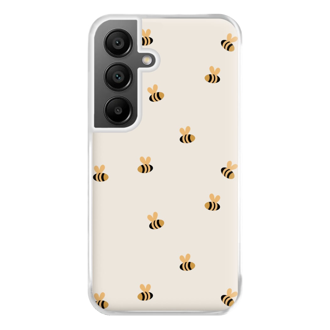 Spring Bee Pattern Phone Case for Galaxy A55